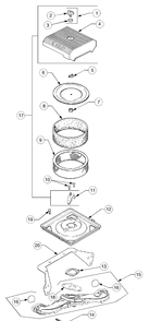Air Intake And Filtration Diagram and Parts List for GT2554 K015-Before-13A2A7K710 Cub Cadet Lawn Tractor